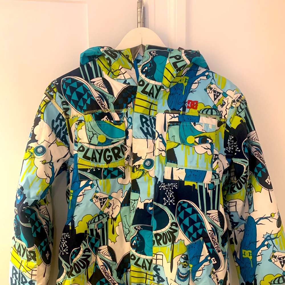 Boys DC Ski/ Snowboarding Jacket Size 10